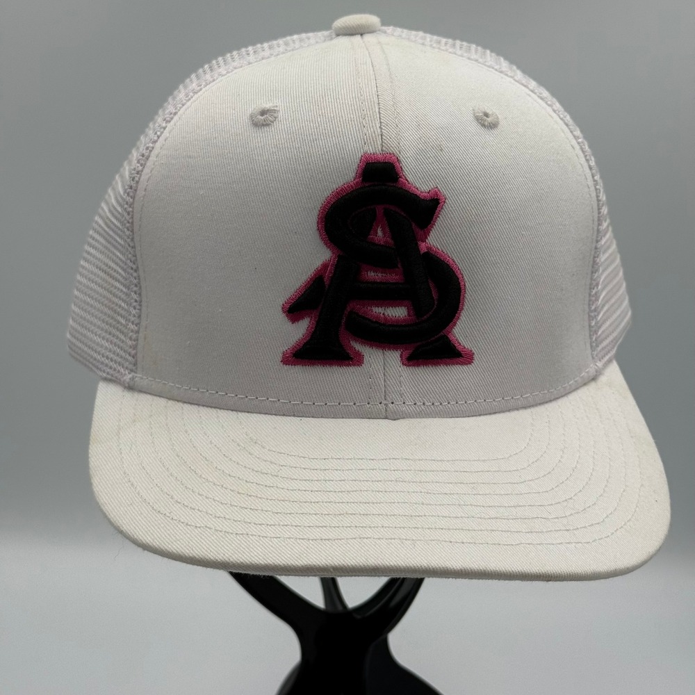 Arizona State Sun Devils Champro Trucker Hat One Size White ADA ELLA‎ Snapback